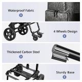 Kedsun 2-in-1 Rolling Teacher Bag with Detachable Trolley