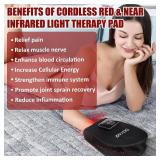 Tuoyr Cordless Red and Infrared Light Therapy for Hand Pain Relief Device