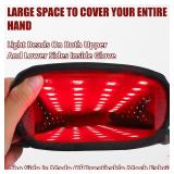 Tuoyr Cordless Red and Infrared Light Therapy for Hand Pain Relief Device