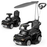 First Ride On 3-1in1 Toddler Push Car with Canopy