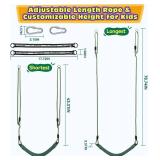 HeyZoo Heavy Duty Kids Swing Seat with Adjustable Rope