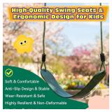 HeyZoo Heavy Duty Kids Swing Seat with Adjustable Rope