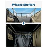 Joytutus Shower Tent with Roof for Car Camping