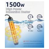 GSQQTE Portable Shower with Heater for Camping