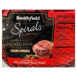 L - Smithfield Spirals Traditions Spiral-Sliced Smoked Ham - Approx 10 lb - Hickory Smoked