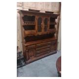 solid wood hutch