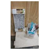 Christmas gift bags and lights