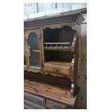 solid wood hutch