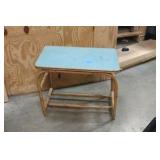 vintage bamboo side tables