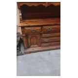 solid wood hutch