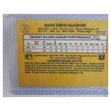 1987 Donruss Mark McGwire Rookie Ca...