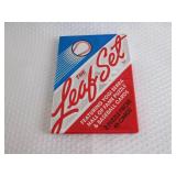 1990 Leaf Baseball Wax Packs...