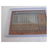 1978 Topps Carlton Fisk Card...