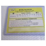 1987 Classic Mark McGwire Card...