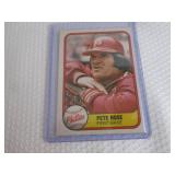 1981 Fleer Pete Rose Card...