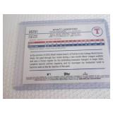 2024 Topps Wyatt Langford Rookie Ca...