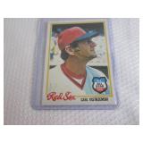 1978 Topps Carl Yastrzemski Card...