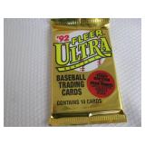 6-1992 Fleer Ultra Baseball Packs...