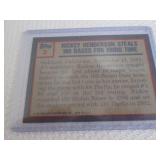 1984 Topps Rickey Henderson Card...