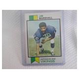 1973 Topps Jim Marshall Card...