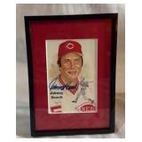 Johnny Bench Autographed Perez Steele Vintage Baseball Postcard