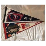 2 Minnesota Twins 2005 and 2006 Baseball Pennants