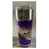 New Minnesota Vikings Metal Hot/Cold Mug Thermos