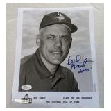 Bud Grant Autographed Minnesota Vikings Hall of Fame Photo With JSA COA