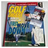 Mark O’Meara Autograph With JSA COA Golf Digest Magazine