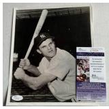 Bill “Moose” Skowron Autograph With JSA COA Vintage Baseball Photo