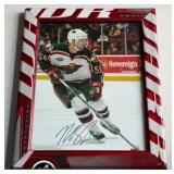 Nick Schultz Autographed Photo In Custom Game Used Stick Frame - Minnesota Wild Hockey