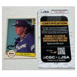 Phil Niekro Autograph With JSA COA 1982 Donruss Baseball Card