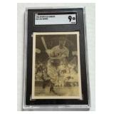 Lou Gehrig SGC 9 Mint 1986 Sportflics Greats #10 Baseball Card