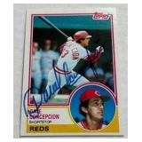 Dave Concepcion Autographed 1983 Topps Baseball Card