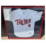 Paul Molitor Autographed Jersey Limited Edition /5000 w/ Full JSA Letter of Authentication, Framed (or unframed) Inscribed "3000" and Numbered 138/500 Minnesota Twins Baseball