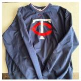 Minnesota Twins Baseball Nike Size XL Windbreaker Pullover Jacket