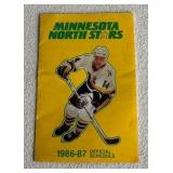Minnesota North Stars Hockey 1986-87 Official Pocket Schedule