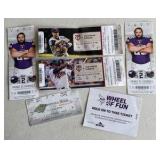 Minnesota Vikings, Twins, Wild Ticket Stub Collection
