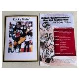 Rocky Bleir Autographed Card - Pittsburgh Steelers