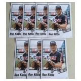 (7) Ron Kittle Autographed Play Ball! Baseball Cards