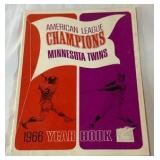 1966 Minnesota Twins Baseball Vintage Yearbook