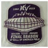 Minnesota VIkings Patch - Season Ticket Owner Final Season at MOA Field