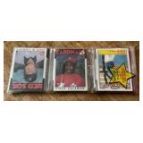 1986 Topps Baseball Rack Pack w/ Vince Coleman RC on Top