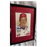 Johnny Bench Autographed Perez Steele Vintage Baseball Postcard