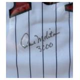 Paul Molitor Autographed Jersey Limited Edition /5000 w/ Full JSA Letter of Authentication, Framed (or unframed) Inscribed "3000" and Numbered 138/500 Minnesota Twins Baseball