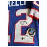 Jim Kelly Autograph w/ Beckett Witnessed COA Football Jersey