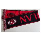AC Milan Official Scarf From Stadium - Soccer / Football