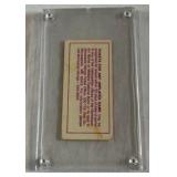 Minnesota Vikings Vintage Playoff Game 1 Ticket Stub