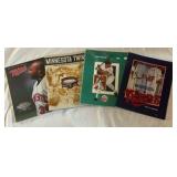 (4) Minnesota Twins Baseball Yearbooks - 1987, 1990, 2006, 2009