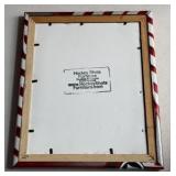 Nick Schultz Autographed Photo In Custom Game Used Stick Frame - Minnesota Wild Hockey